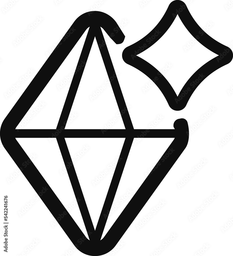 Gem, diamond, jewelry line icon Gem, diamond, jewelry line icon
