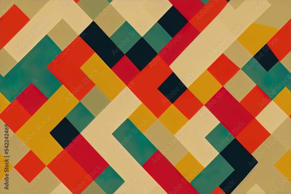 70's Retro Seamless Pattern. 60s and 70s Aesthetic Style. 70's Retro Seamless Pattern. 60s and 70s Aesthetic Style.