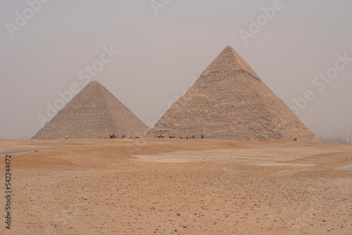 Great Pyramids of Giza panorama
