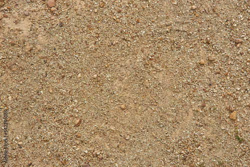 sand and gravel, crushed stone. Soil texture and background, backdrop