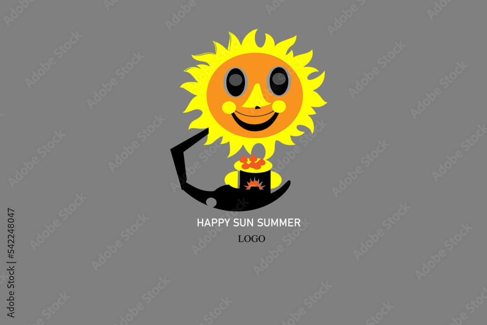 new sun logo design