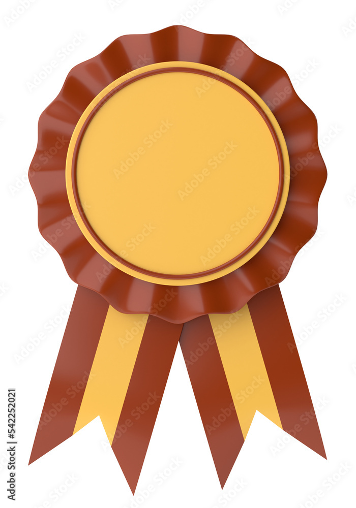 Bestseller badge. 3D badge. 3D illustration.