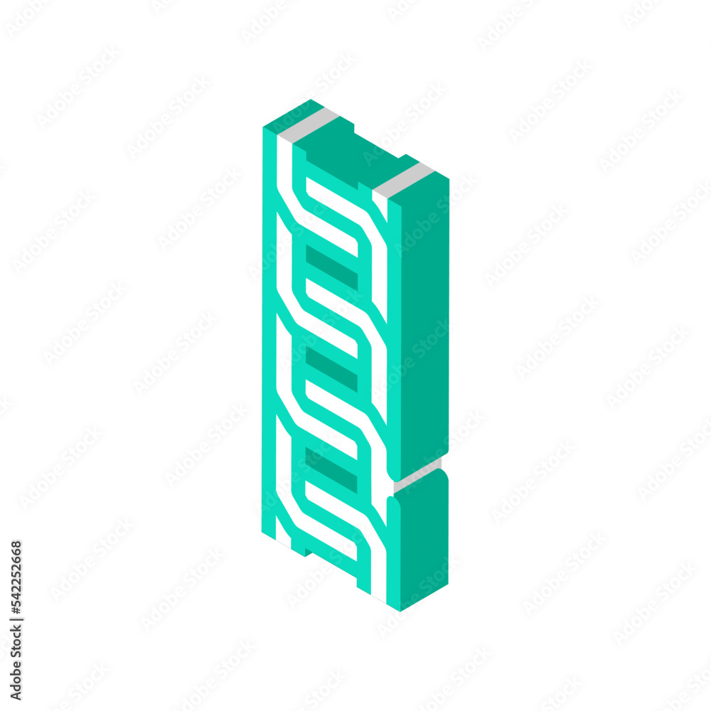 belcher chain isometric icon vector. belcher chain sign. isolated symbol illustration belcher chain isometric icon vector. belcher chain sign. isolated symbol illustration