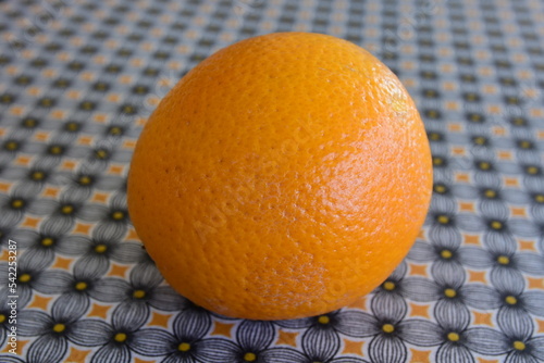 Fruit, lemon and orange collection on a table. photo