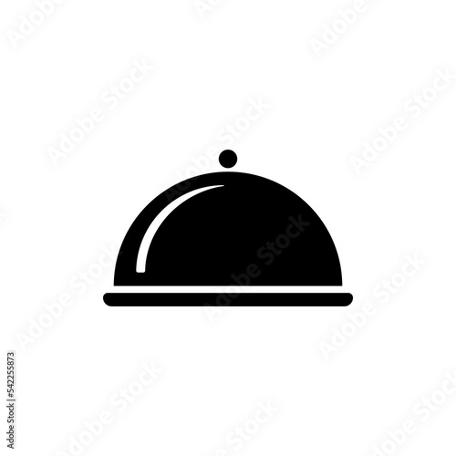 Covered food tray icon