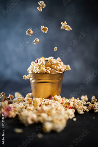 popcorn in a bowl