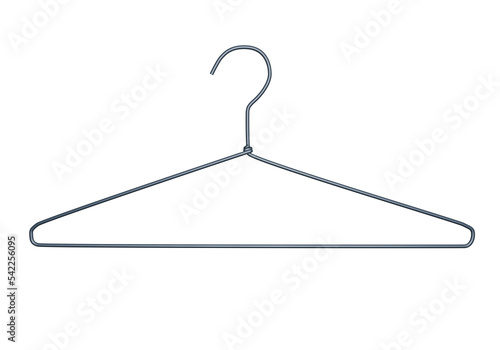 clothes hanger of metal Fototapet