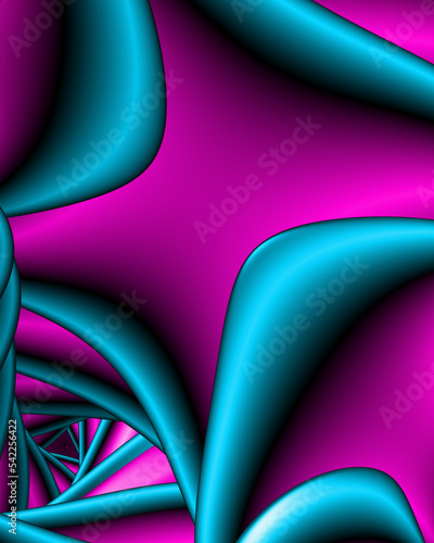 Abstract colorful fractal background designs and patterns