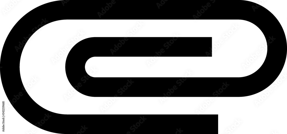 Paper clip icon. Binder Clip Paper clip icon. Binder Clip