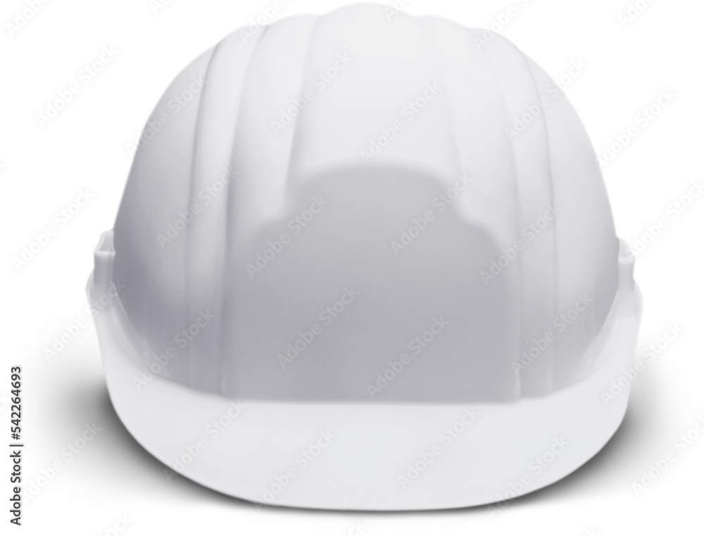 White construction hard hat White construction hard hat