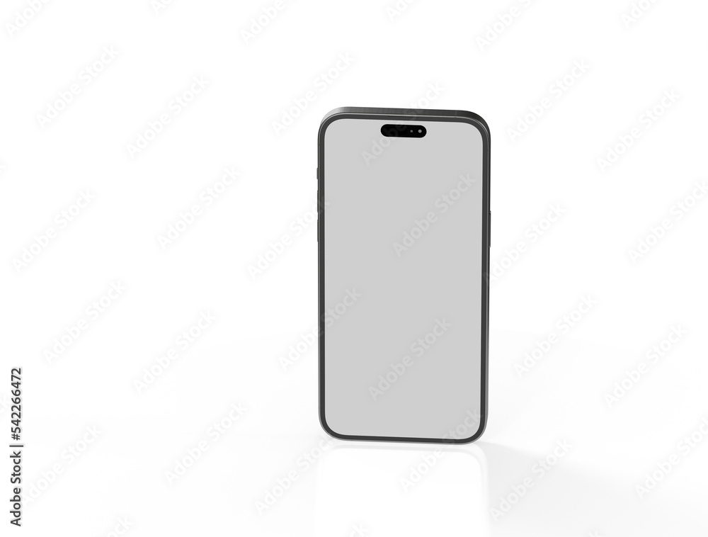 3d render illustration hand holding the white smartphone 3d render illustration hand holding the white smartphone