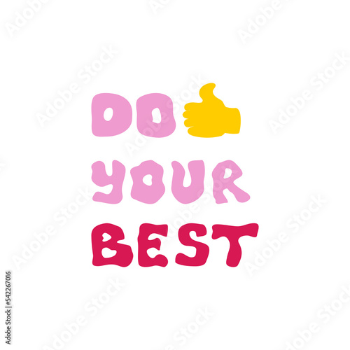 Game flat vector banner. Competition, contest announcing poster design idea cartoon lettering. Illustration of hand drawn lettering about tufting.Unique vector design elements with tufting elements.