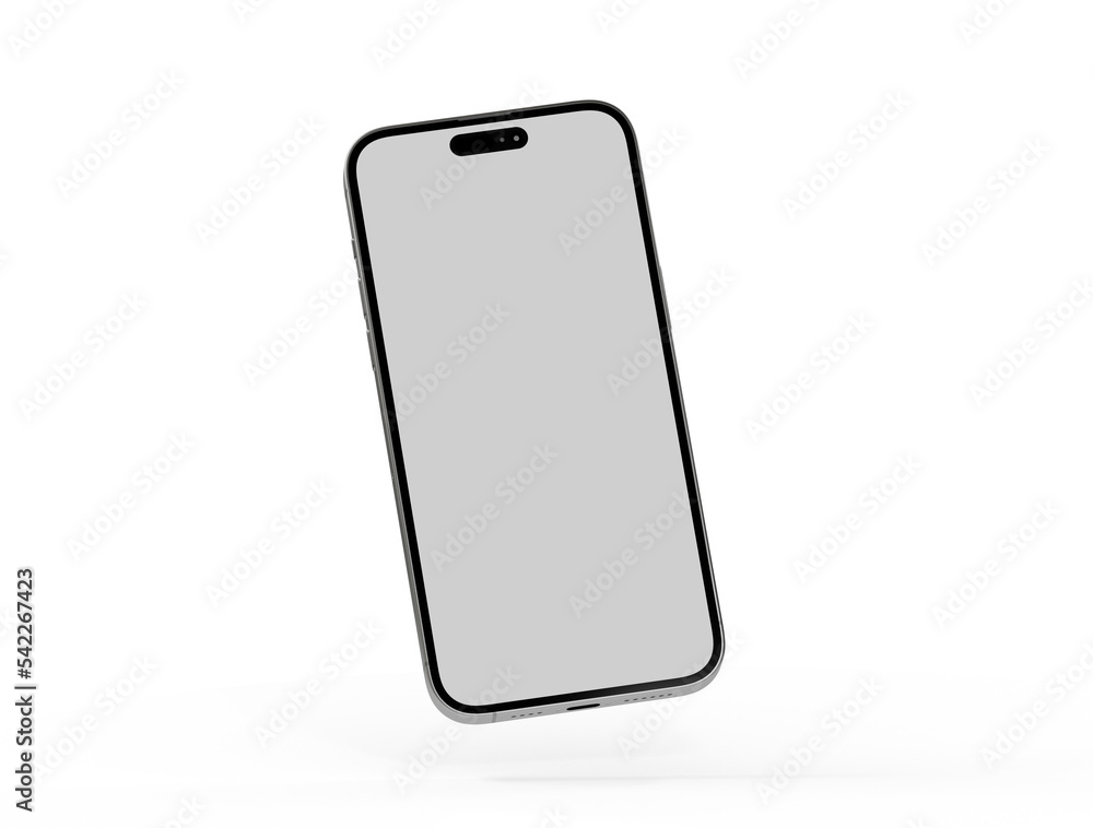 Smartphone. Mobile phone Template. Telephone 3d Smartphone. Mobile phone Template. Telephone 3d
