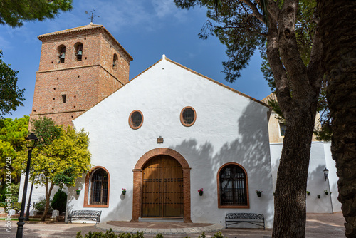 Church Iglesia Inmaculada Concepción in Mijas, Spain on October 2, 2022