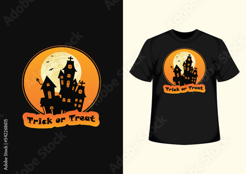 Halloween t-shirt design vector illustration