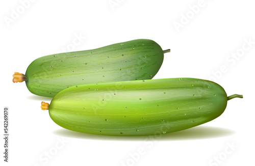 green fresh vegetables cucumbers for salad, healthy food, diet ingredient