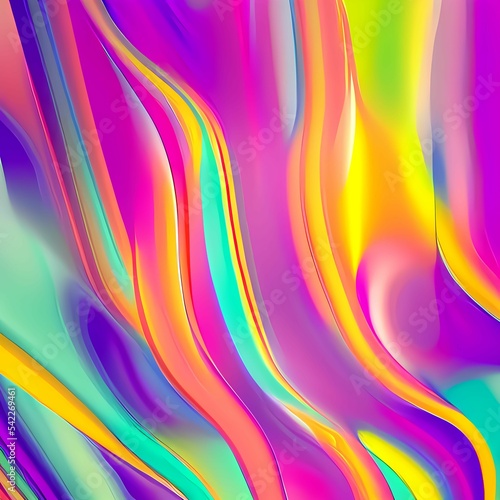 Colorful flowing liquid pattern design