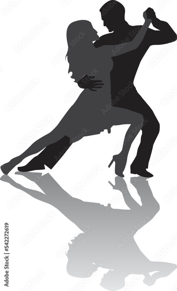 vector silhouette of a couple dancing ballroom dance vector silhouette of a couple dancing ballroom dance