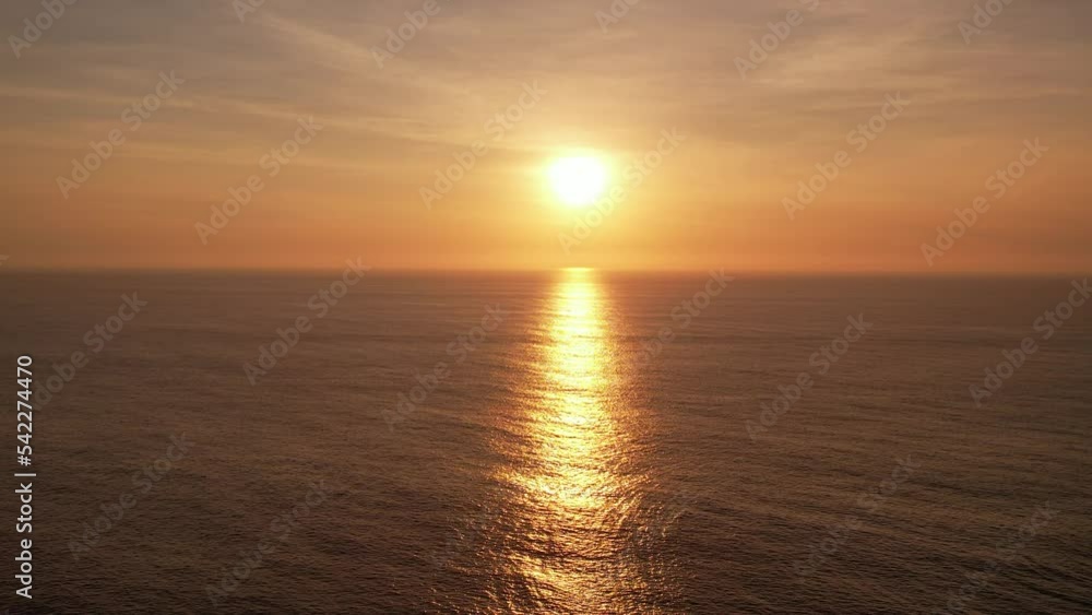 Sunset over the Pacific ocean Sunset over the Pacific ocean
