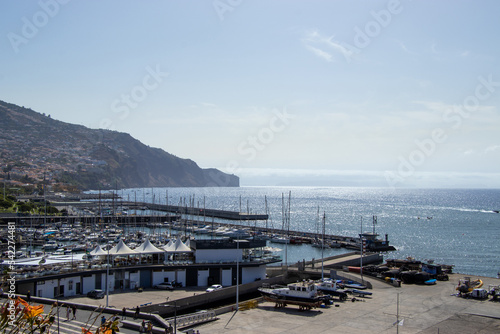 View on coastline in Funchal, Madeira