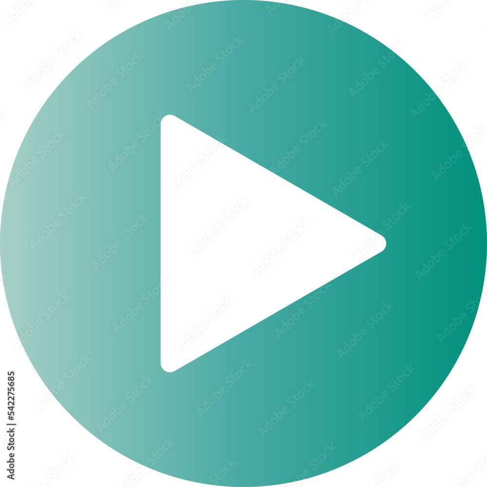 Gradient play ui icon button 