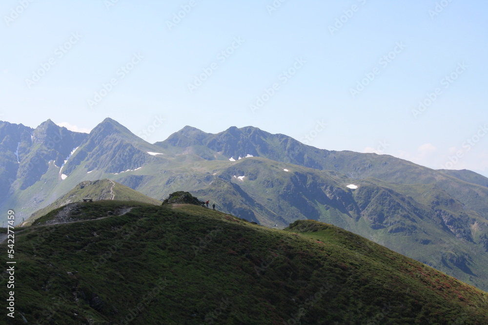 Senderismo por los montes austriacos, en la zona de Alpbach.