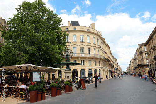 France - Bordeaux - pedestrian street - Cours de l'intendance
