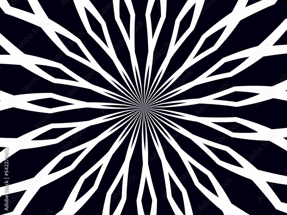 Black white star, rays explosion, pattern, mandala, abstract background Black white star, rays explosion, pattern, mandala, abstract background