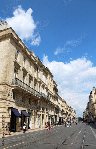 France - Bordeaux - Historical Center shopping area