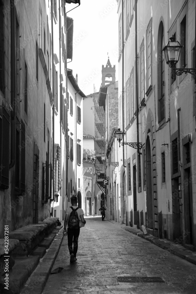 Florence Street Walker Black and White 