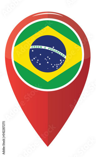 Free Download colorful brazil map application pin point label symbol - GFXLoad