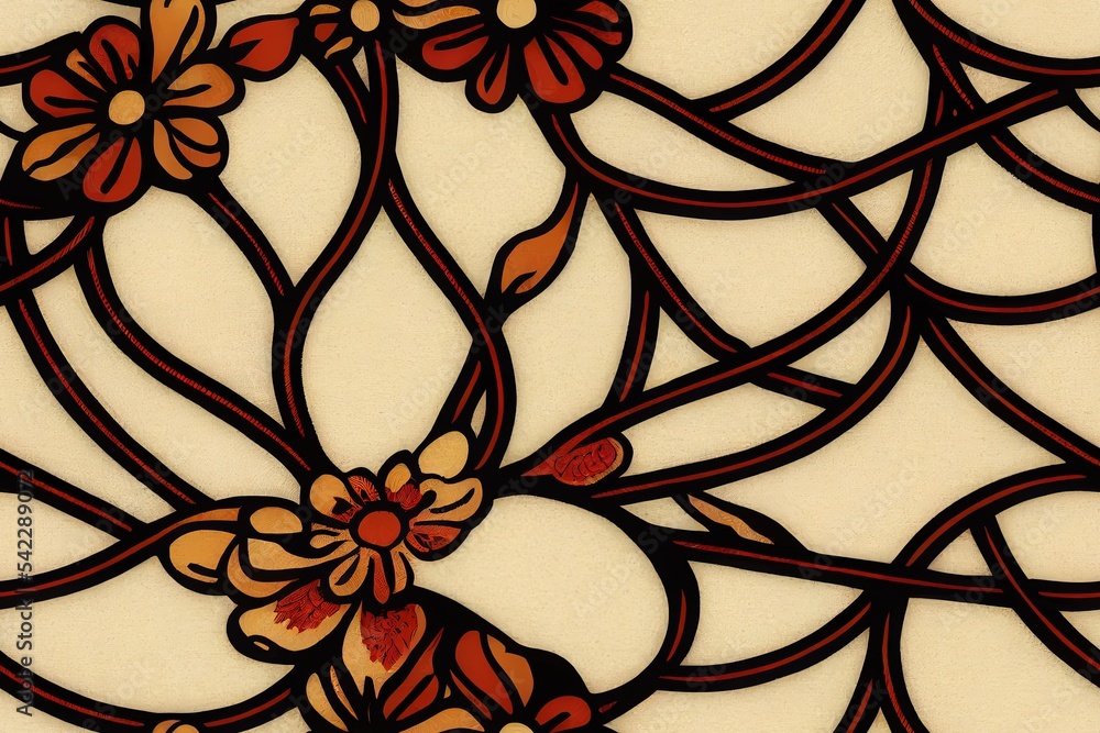 Seamless traditional Indian motif for print Seamless traditional Indian motif for print