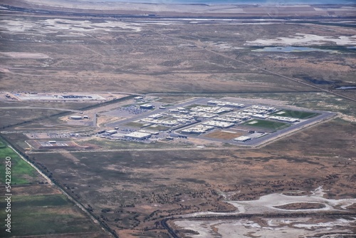 Utah State Prison, Salt Lake City, Newly built 2022, Aerial view, Utah. United States. 