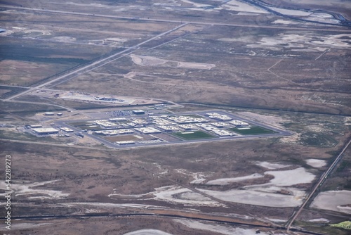 Utah State Prison, Salt Lake City, Newly built 2022, Aerial view, Utah. United States. 
