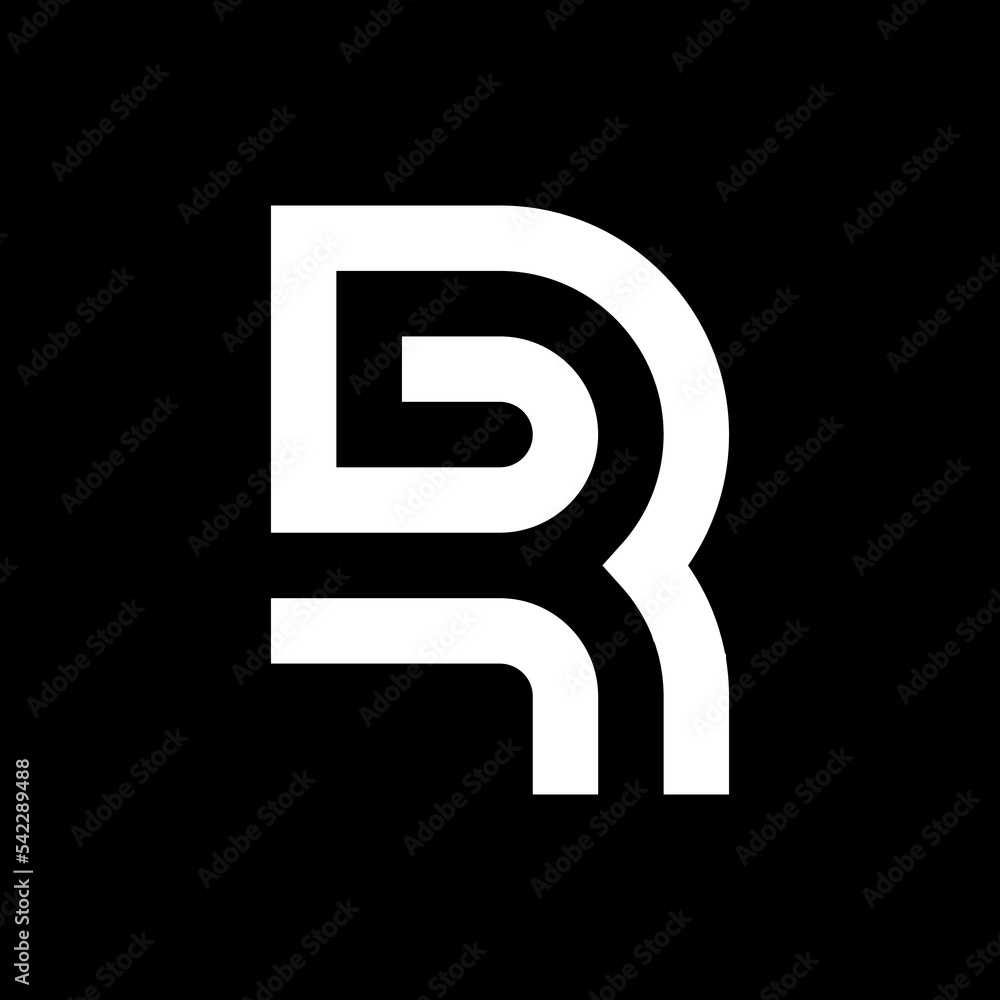 Letter RG or GR creative logo design Letter RG or GR creative logo design
