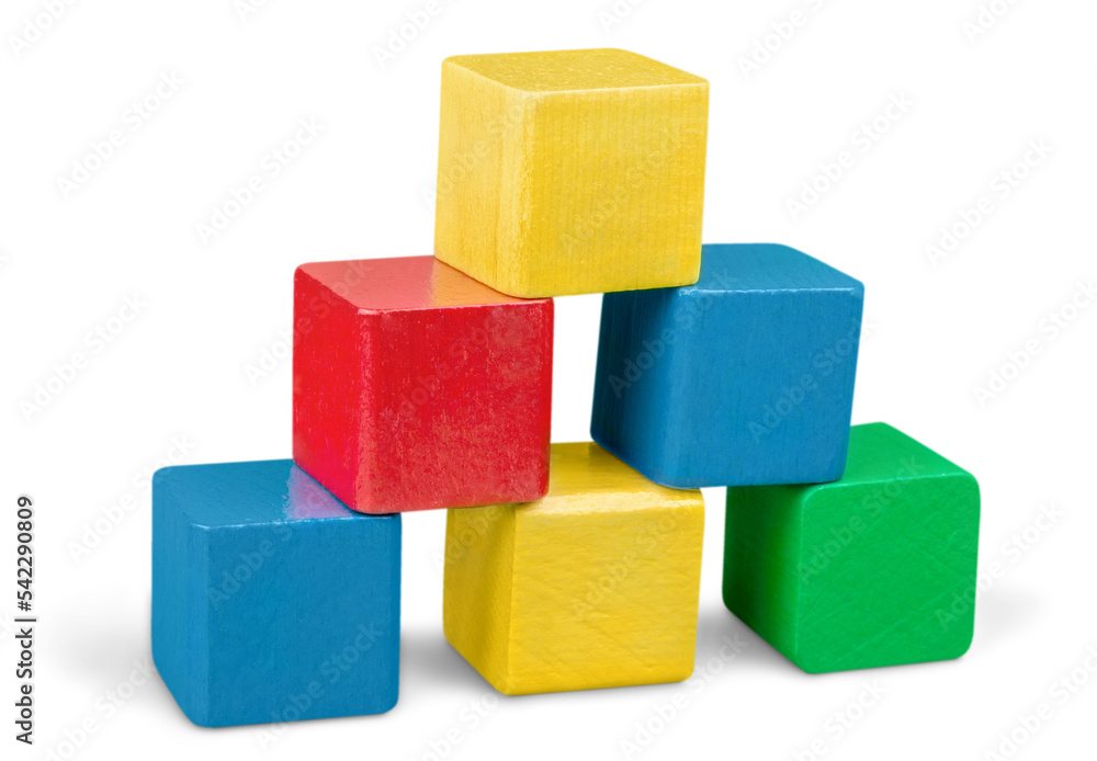 Pyramid of Colorful Blocks Pyramid of Colorful Blocks