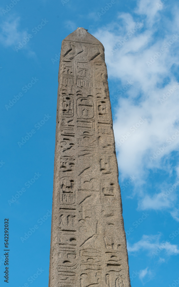 Cleopatra's Needle Obelisk in London from Alexandria in Egypt