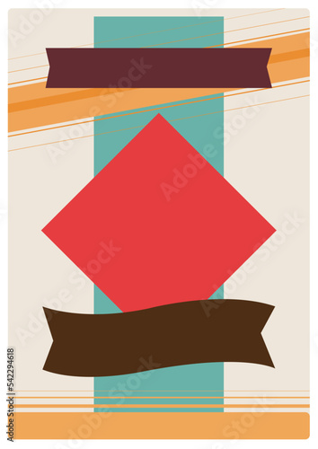 Carteles en blanco con colores llamativos para rellenar de información
