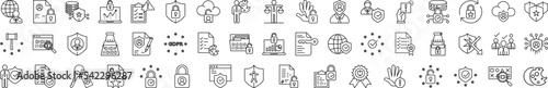 General data project icon collections vector design