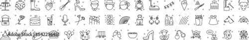 Spanish icon collections vector design
