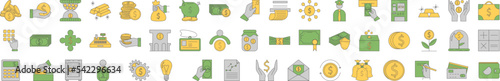 Banking icon collections vector design