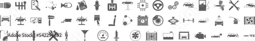 Car repear icon collections vector design