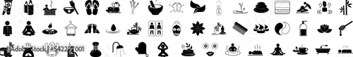 Spa icon collections vector design