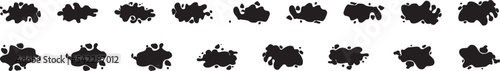 Splash icon collections vector design