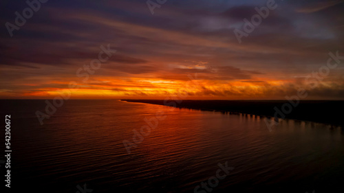The Sun Rises On The Pacific Ocean In Baja California © Grindstone Media Grp