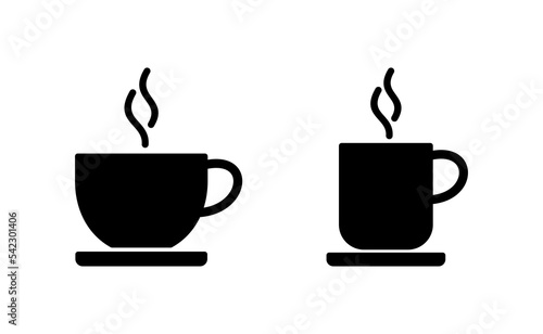 coffee cup icon vector for web and mobile app. cup a coffee sign and symbol