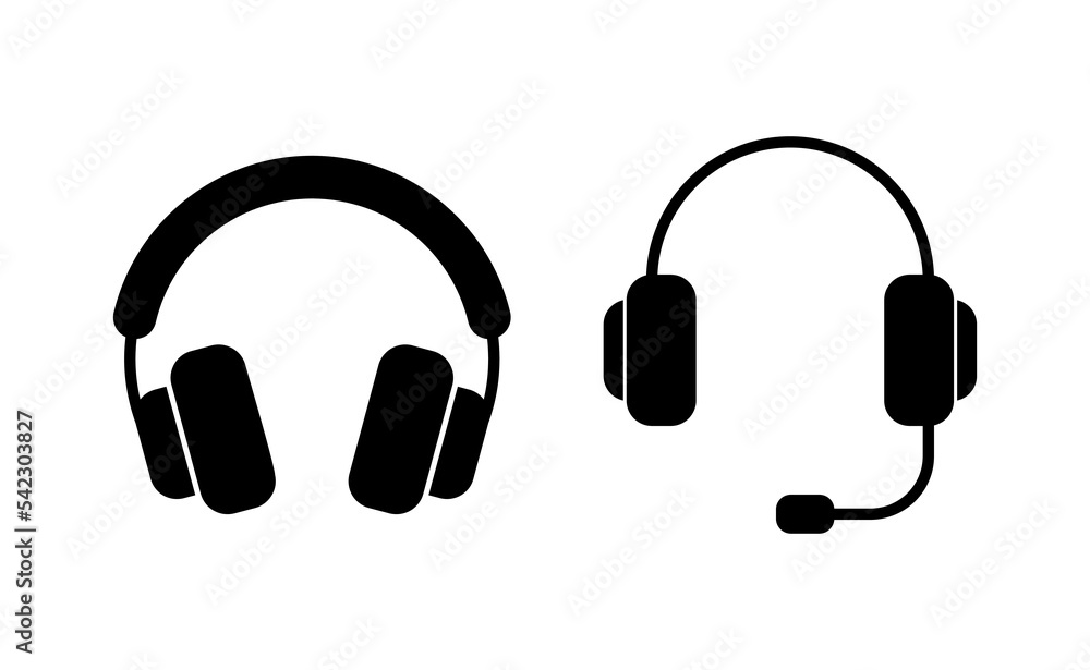 Headphone icon vector for web and mobile app. headphone sign and symbol Headphone icon vector for web and mobile app. headphone sign and symbol