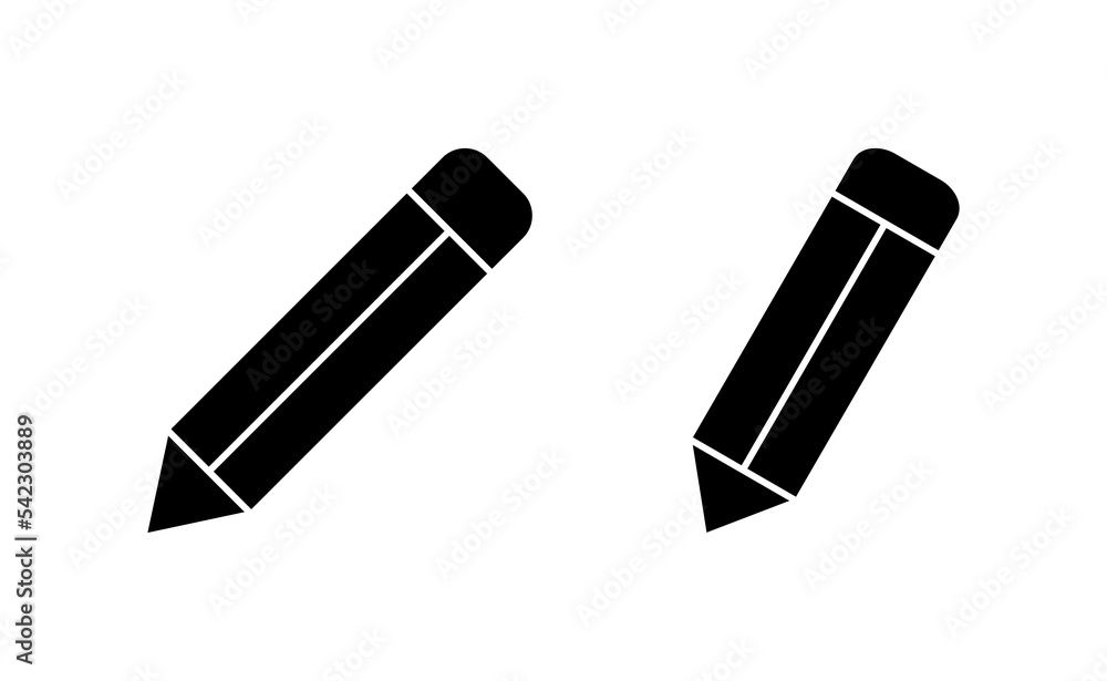 Pencil icon vector for web and mobile app. pen sign and symbol. edit icon vector Pencil icon vector for web and mobile app. pen sign and symbol. edit icon vector