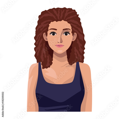 young redhead woman