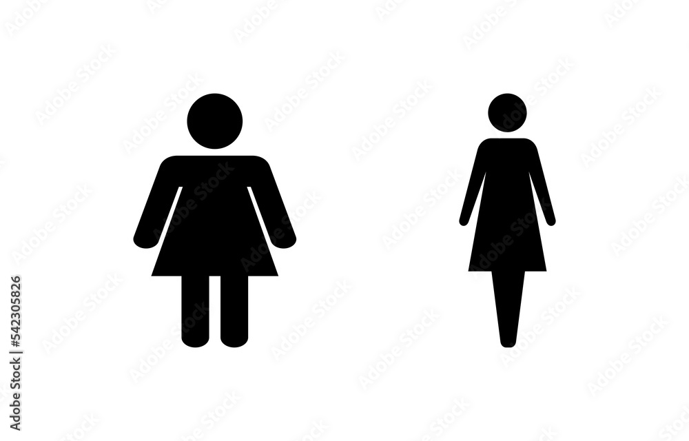 Female icon vector for web and mobile app. woman sign and symbol Female icon vector for web and mobile app. woman sign and symbol